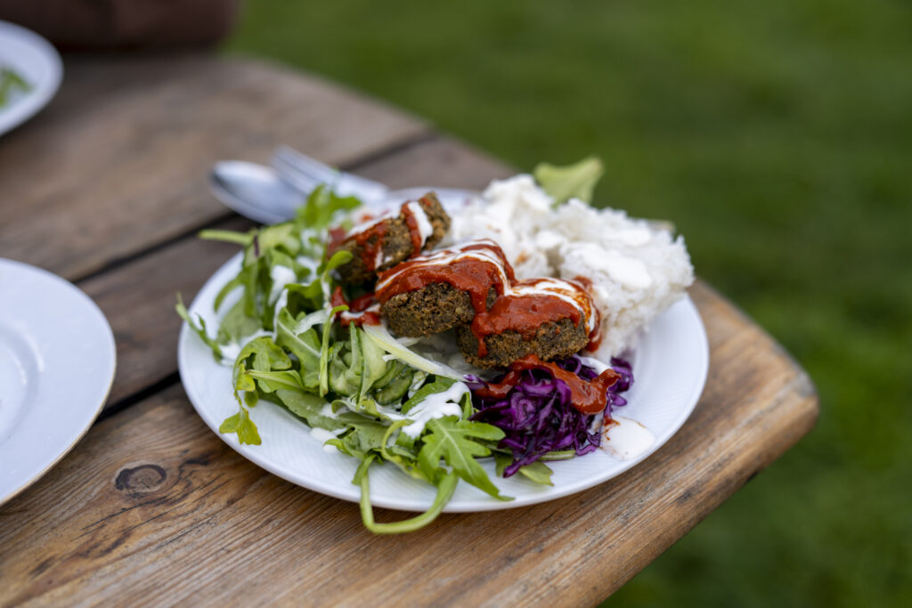 Essen auf einem Teller